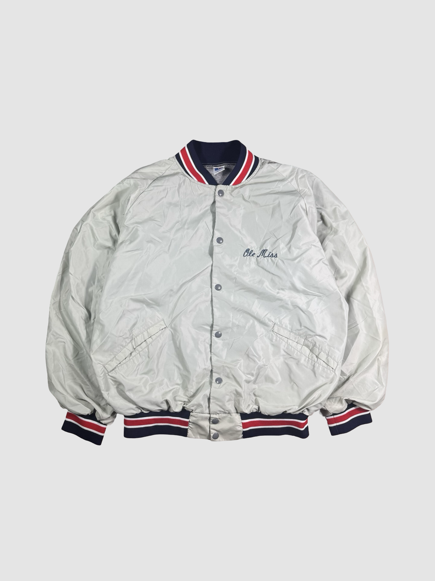 Vintage ole miss bomber jacket-L