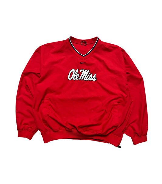 Ole Miss Nike windbreaker pullover- XL