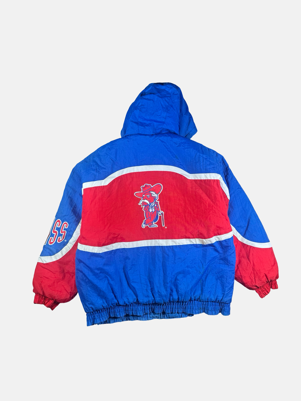 Vintage ole miss puffer jacket- xl