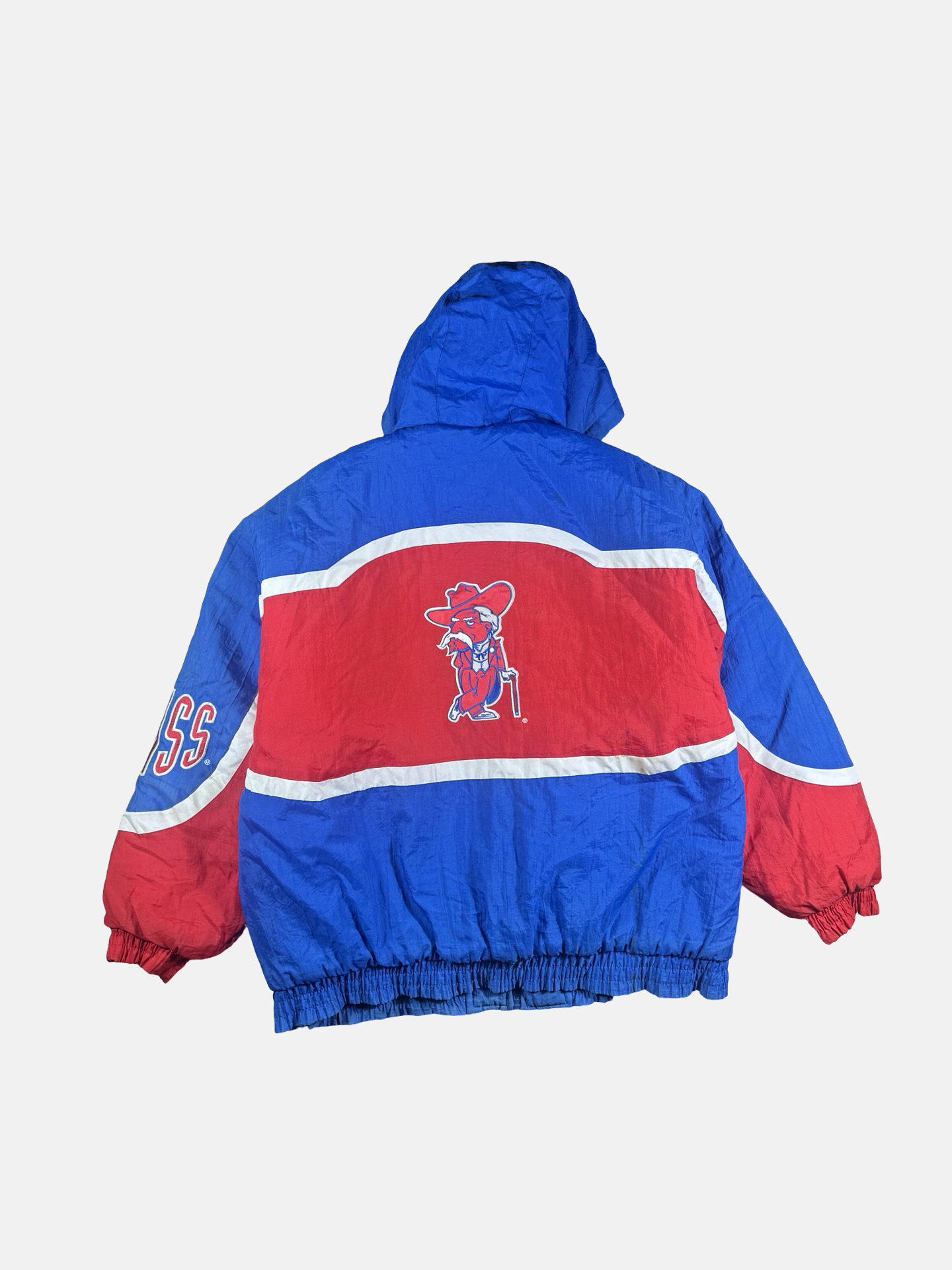 Vintage ole miss puffer jacket- xl