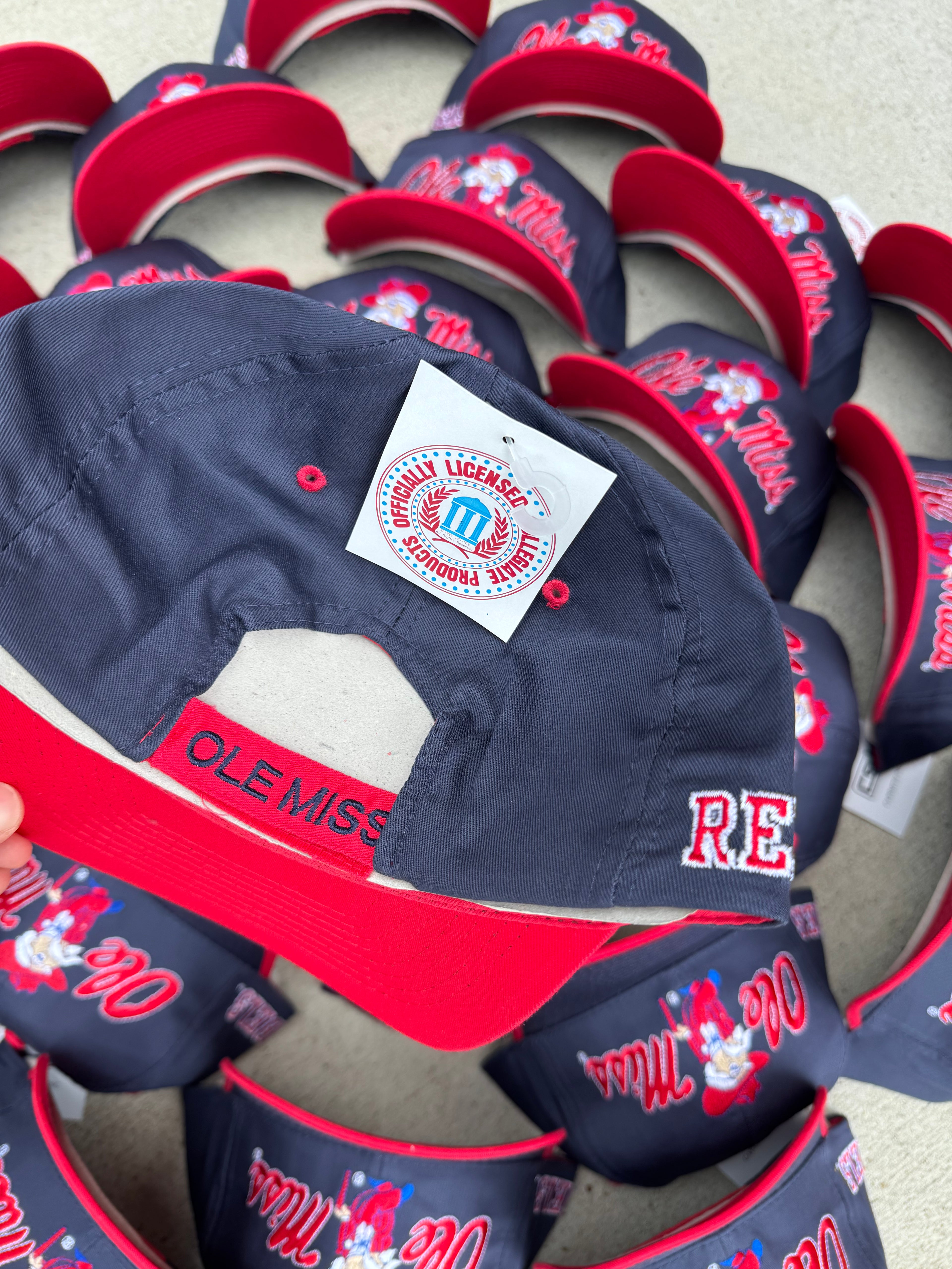 Ole Miss vintage 90s dead stock hat