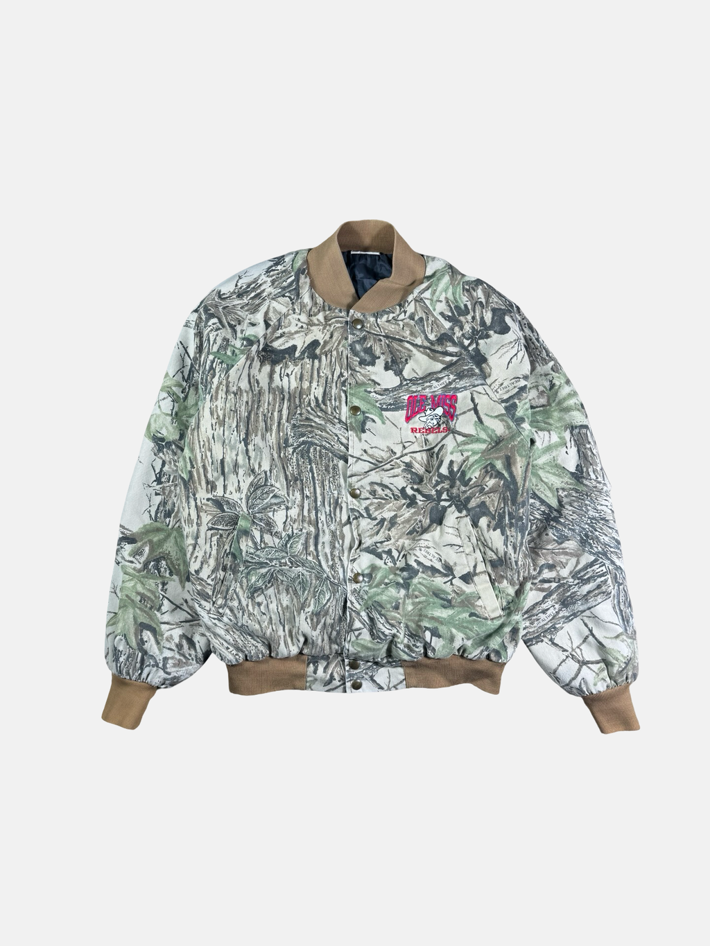 Vintage ole miss camo jacket- L
