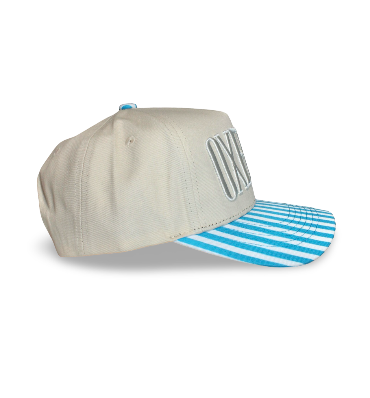Oxford Striped Blue Hat