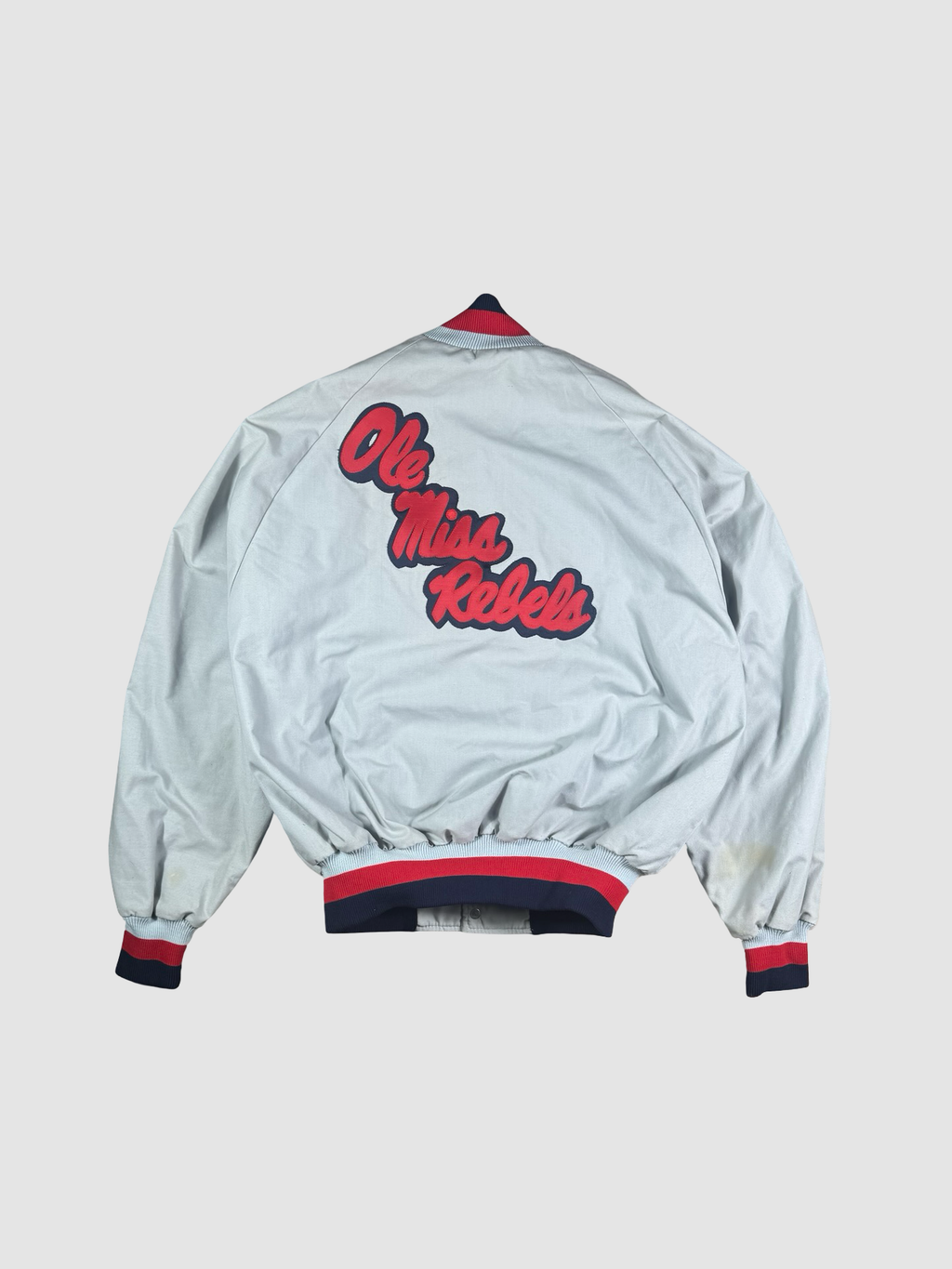 Vintage 80’s ole miss bomber jacket- m/l