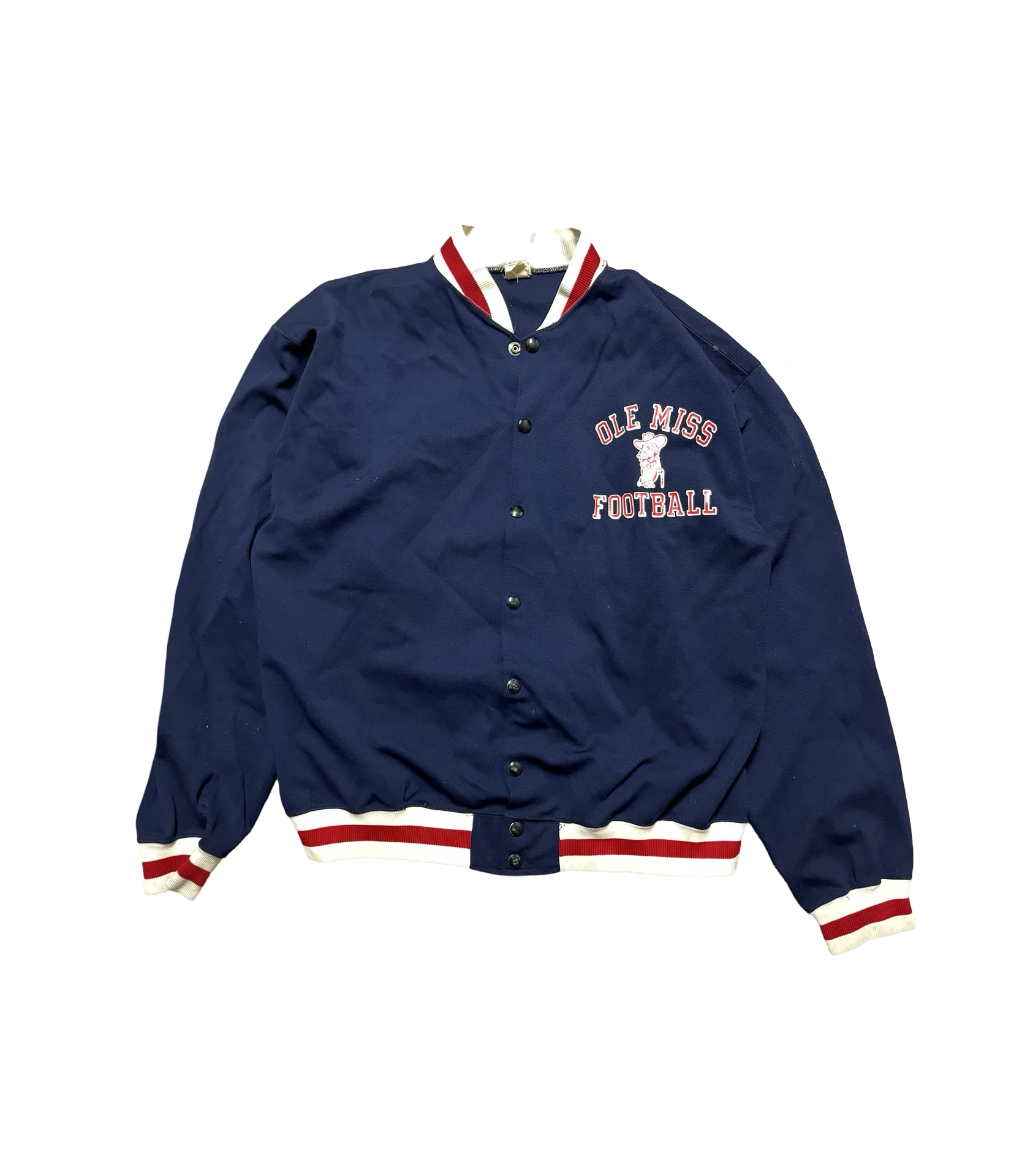 Ole Miss 70’s football bomber jacket- M